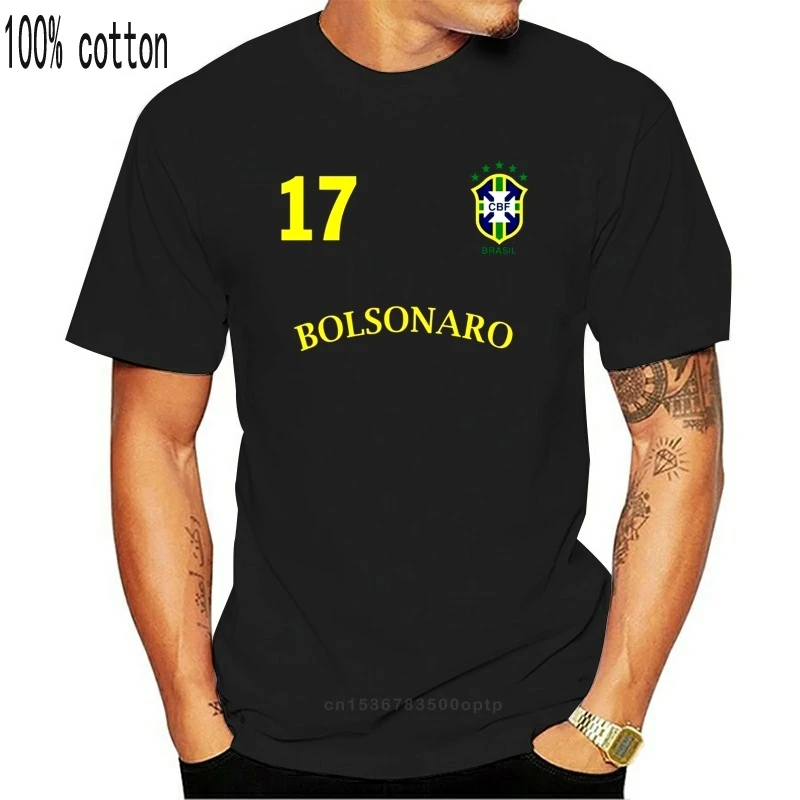 New Mens T Shirts Fashion 2021 Number on BACK VOTE 17 Jair Bolsonaro Presidente 2021 T-shirt Black Navy tee shirt
New Mens T Shirts Fashion 2021 Number on BACK VOTE 17 Jair Bolsonaro Presidente 2021 T-shirt Black Navy tee shirt