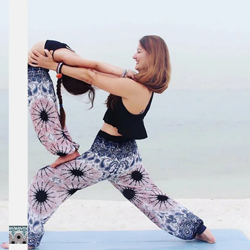 Women's Corset Back Palace Hippie Bohemian Yoga Casual Pants Large Loose Printed Lantern Pants Parent Child Family Yoga Pants
Women's Corset Back Palace Hippie Bohemian Yoga Casual Pants Large Loose Printed Lantern Pants Parent Child Family Yoga Pants