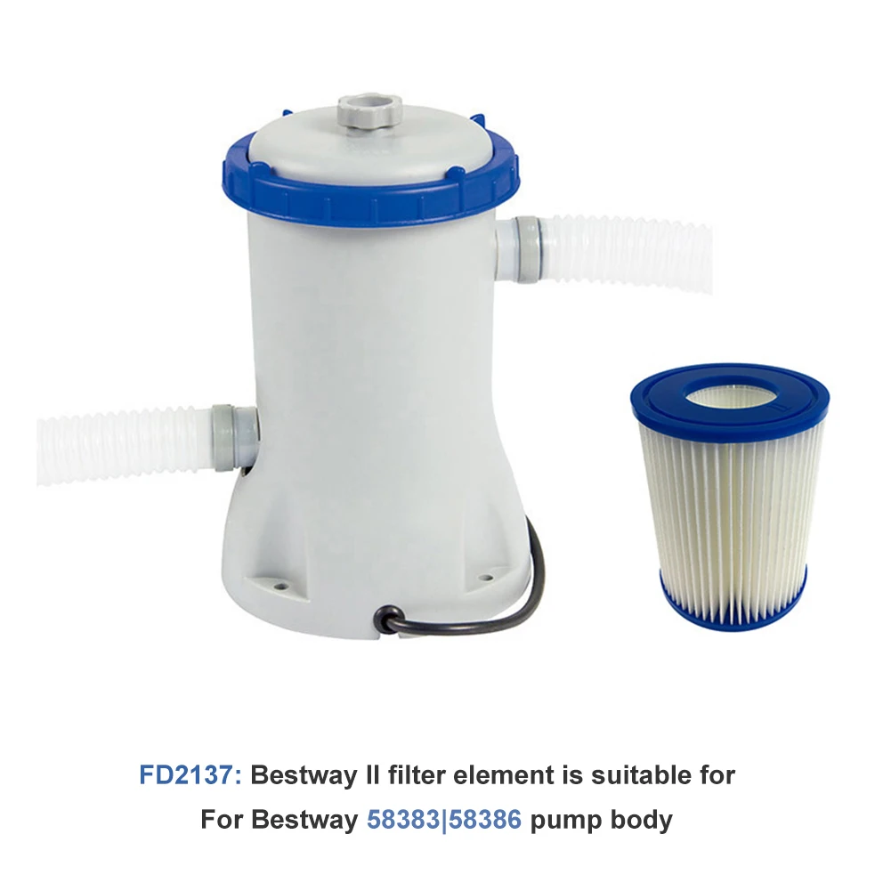 Swimming Pool Filter Cartridge SIZE II for Swimming Pool 58094 PUMP TYPE 2 High performance and easy adjustment
Swimming Pool Filter Cartridge SIZE II for Swimming Pool 58094 PUMP TYPE 2 High performance and easy adjustment
