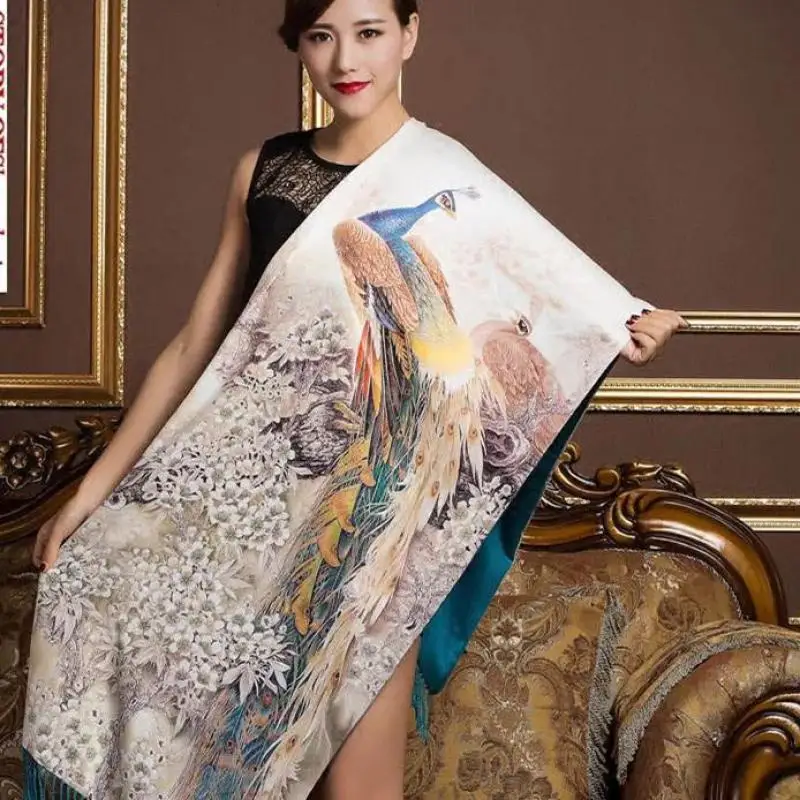 Популярный бренд новый квадратный модный декоративный шарф для женщин ручная