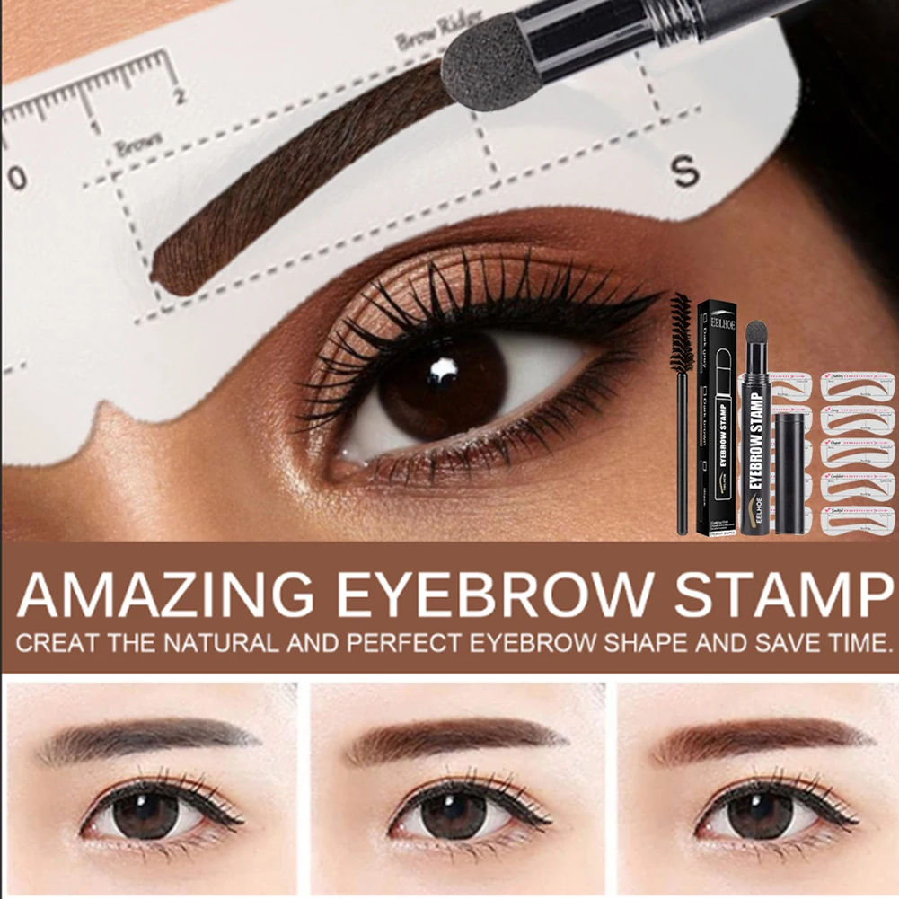 Eyebrow Stamp Shaping Kit Makeup Waterproof Brow Powder Natrual Eyebrow Stick Eyebrow Stencils Brush Set Cosmetics makeup sets
Eyebrow Stamp Shaping Kit Makeup Waterproof Brow Powder Natrual Eyebrow Stick Eyebrow Stencils Brush Set Cosmetics makeup sets