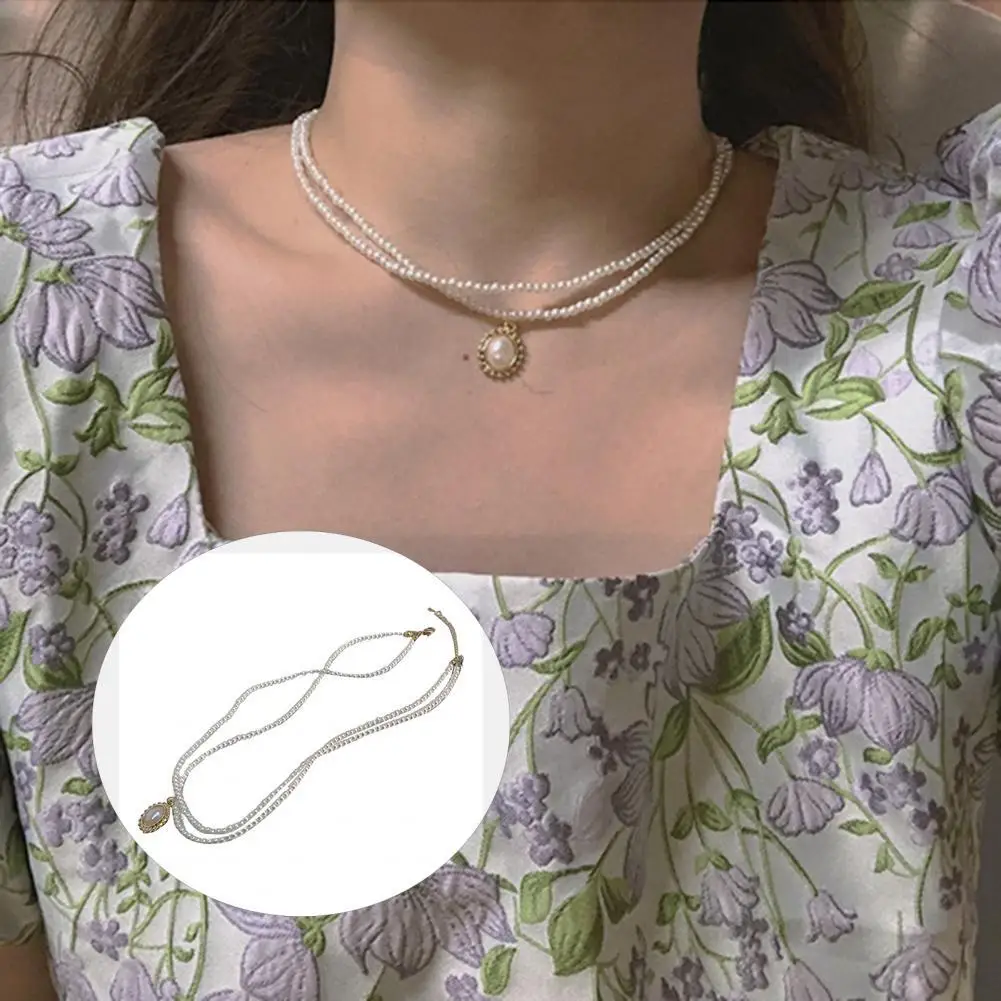 70% Dropshipping!New Fashion Ladies Baroco Style Alloy Pearl Double Pendant Necklace Necklace
70% Dropshipping!New Fashion Ladies Baroco Style Alloy Pearl Double Pendant Necklace Necklace
