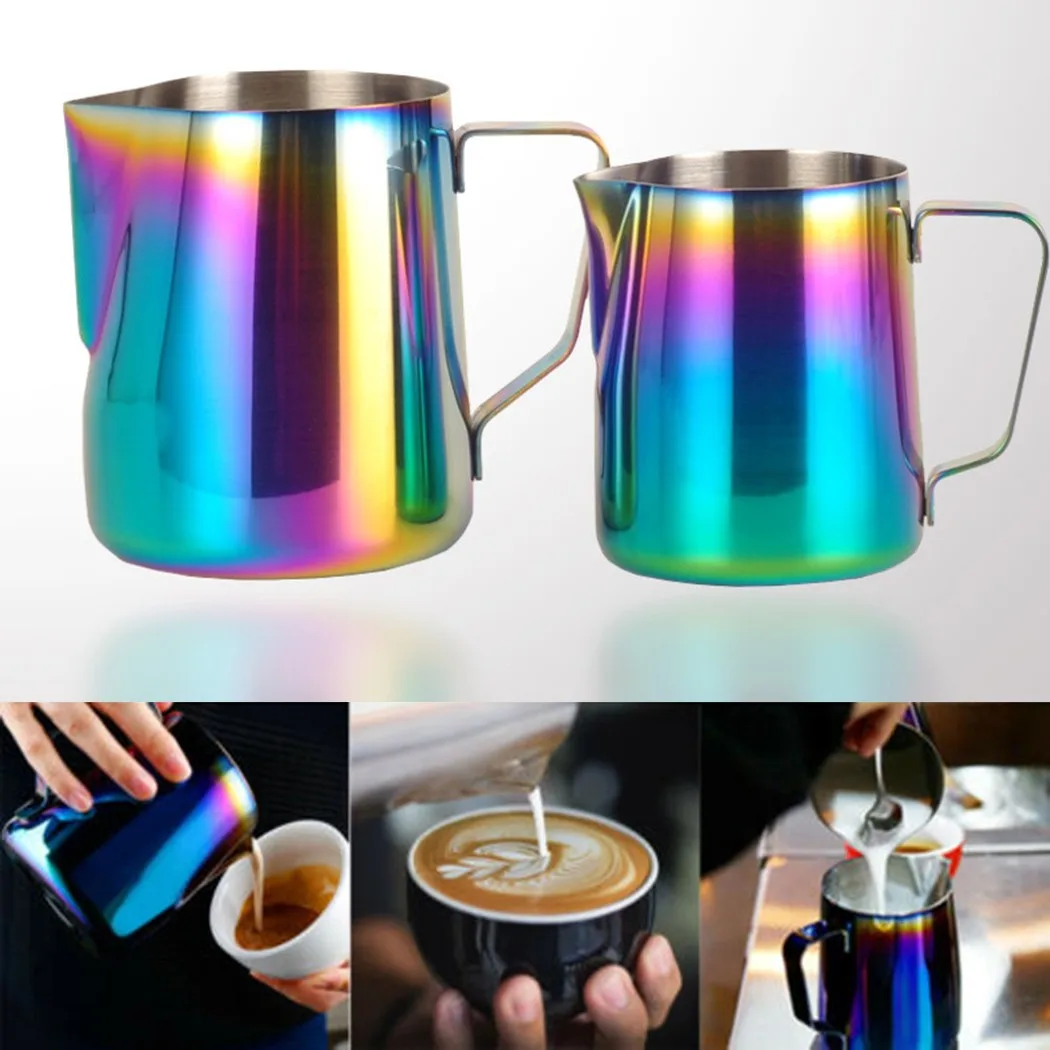 Color Kitchen Stainless Steel Milk frothing jug Espresso Coffee Pitcher Barista Craft Coffee Latte Milk Frothing Jug Pitcher
Color Kitchen Stainless Steel Milk frothing jug Espresso Coffee Pitcher Barista Craft Coffee Latte Milk Frothing Jug Pitcher