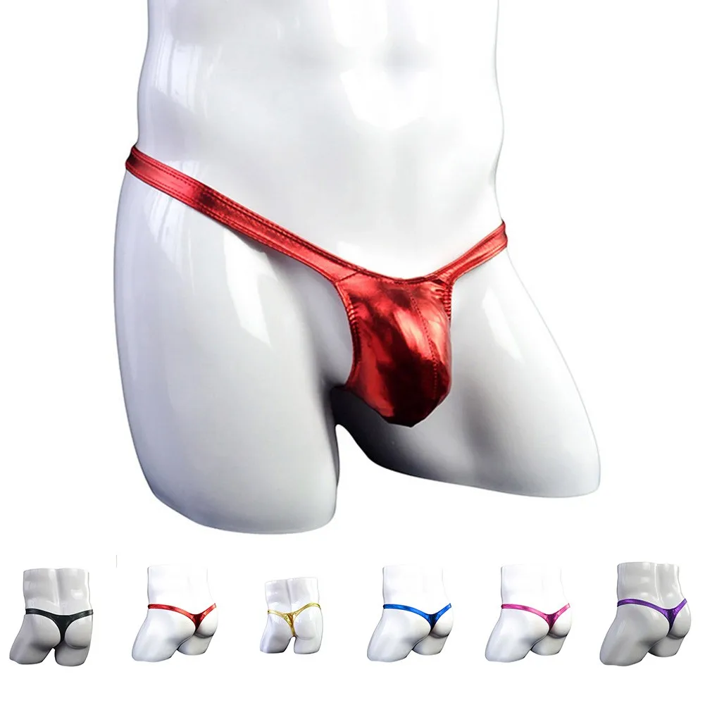 Men Sexy Fashion Underpants Faux Leather PU Leather Thong T-pants Underwear Fashion Bottom Shorts Nightclub Pant Gays Sissy Homo
Men Sexy Fashion Underpants Faux Leather PU Leather Thong T-pants Underwear Fashion Bottom Shorts Nightclub Pant Gays Sissy Homo