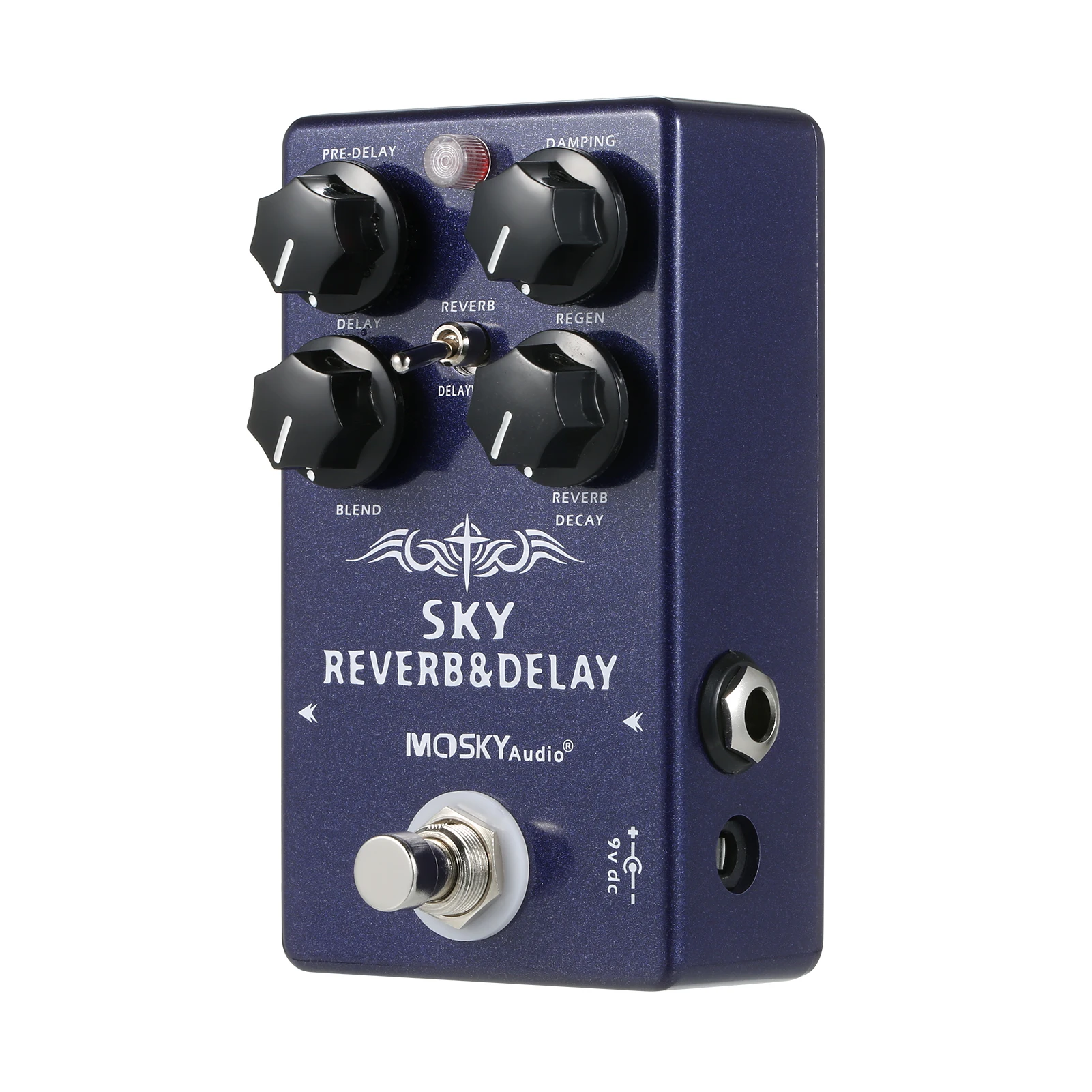MOSKYaudio Electric Guitar Pedal 2-in-1 Digital Reverb & Delay Effects Pedal with True Bypass Switch for Guitar Bass
MOSKYaudio Electric Guitar Pedal 2-in-1 Digital Reverb & Delay Effects Pedal with True Bypass Switch for Guitar Bass