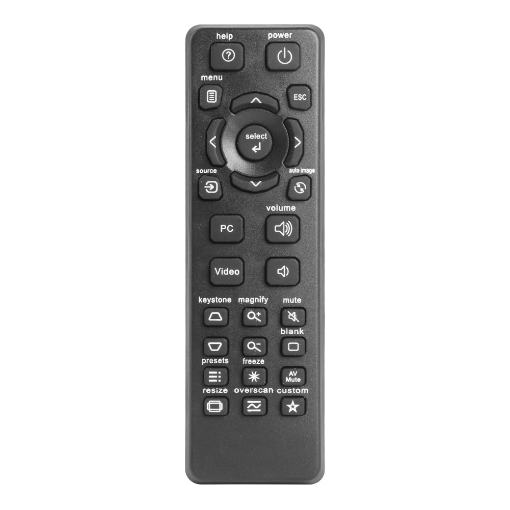 Projector Remote Control For InFocus IN126ST IN112 IN124ST IN122 IN114 IN3138 IN3136 IN124 IN2192 IN2194 IN223 IN1112A IN112X
Projector Remote Control For InFocus IN126ST IN112 IN124ST IN122 IN114 IN3138 IN3136 IN124 IN2192 IN2194 IN223 IN1112A IN112X