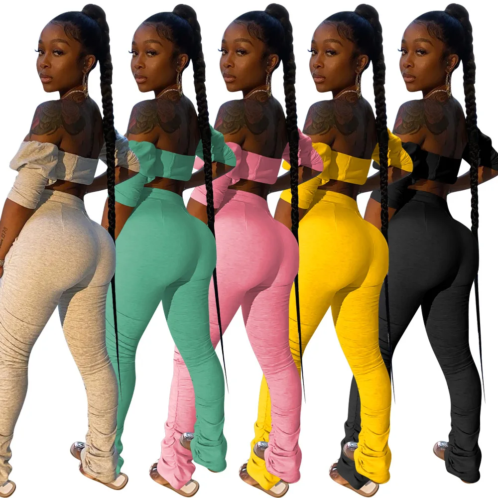 Sport Women Gradient Stacked Jogger Two Piece Set Crop Tops Bell Bottom Sweatpants Suit Tracksuit Matching Set Outfit
Sport Women Gradient Stacked Jogger Two Piece Set Crop Tops Bell Bottom Sweatpants Suit Tracksuit Matching Set Outfit