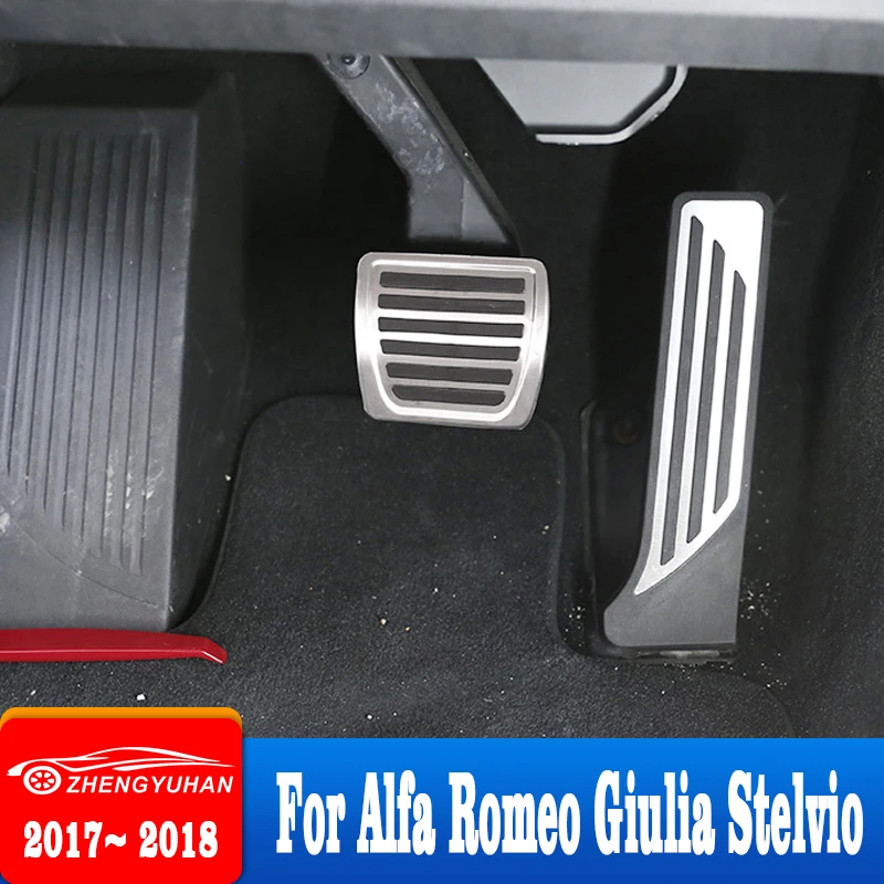 Car Pedal For Alfa Romeo Giulia Stelvio 2017 2018 Aluminum Accelerator Brake Pedal Cover Pad Case Non-Slip Car Accessories
Car Pedal For Alfa Romeo Giulia Stelvio 2017 2018 Aluminum Accelerator Brake Pedal Cover Pad Case Non-Slip Car Accessories