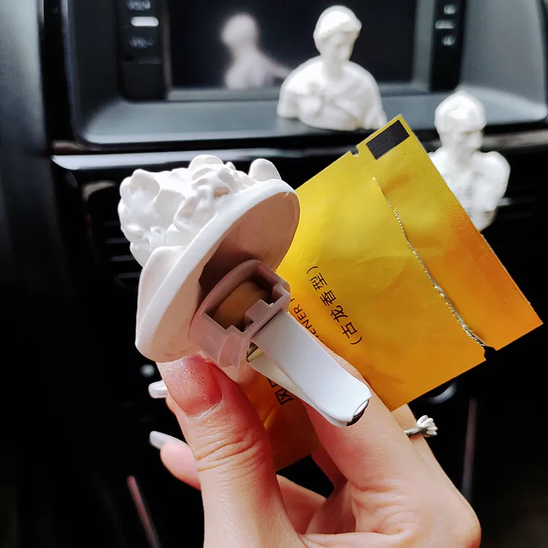Mini Plaster Statue Car Perfume Air Freshener Creative Mythology Art Statue Car Accessories Interior Air Vent Clip Aromatherapy
Mini Plaster Statue Car Perfume Air Freshener Creative Mythology Art Statue Car Accessories Interior Air Vent Clip Aromatherapy