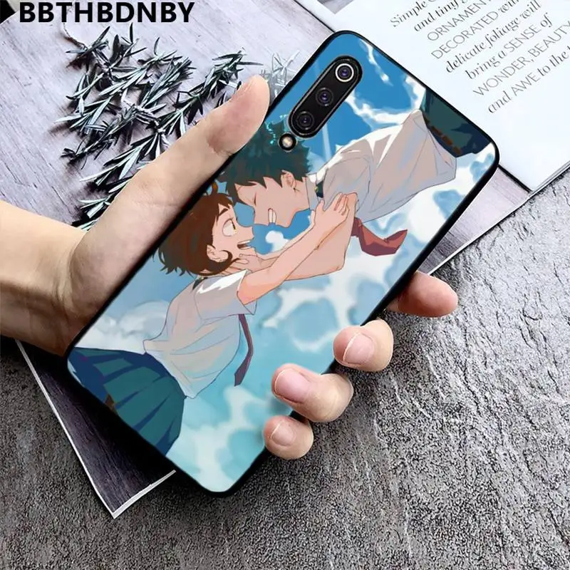 Милый чехол для телефона My Hero Academy Anime Bling Cute бампер Xiaomi Redmi 4x5 plus 6A 7 7A 8 mi8 8lite 9 note 4 5