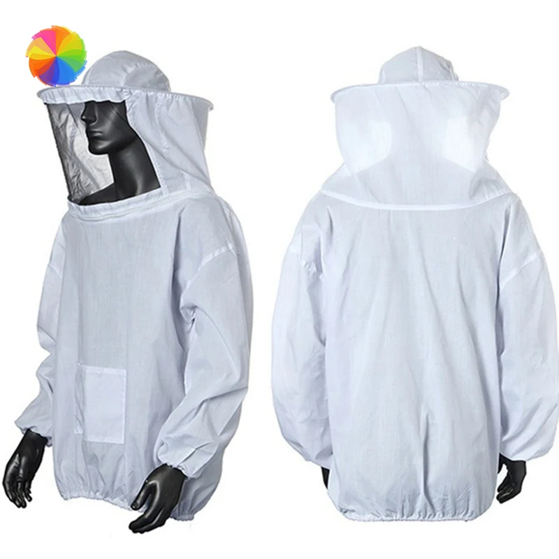 1Pc Bee Proof Clothing Top With Face Mask To Protect Bee Farmers Beekeeping Suit Beekeeper Half Body With Bee-proof Cap
1Pc Bee Proof Clothing Top With Face Mask To Protect Bee Farmers Beekeeping Suit Beekeeper Half Body With Bee-proof Cap