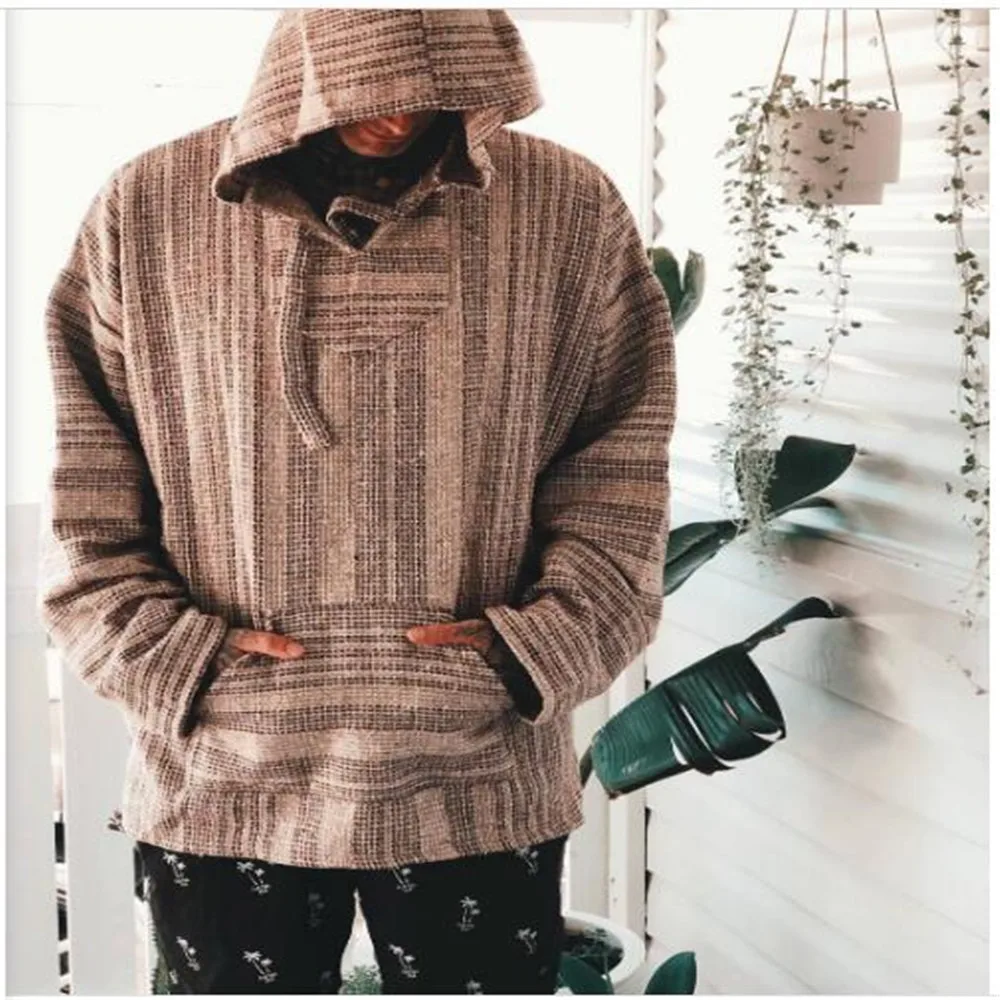 Autumn Fashion Men Solid Striped Long Sleeve Hooded Sweatshirt Streetwear Harajuku Vintage Casual Loose Kniting Outerwear S-3XL
Autumn Fashion Men Solid Striped Long Sleeve Hooded Sweatshirt Streetwear Harajuku Vintage Casual Loose Kniting Outerwear S-3XL