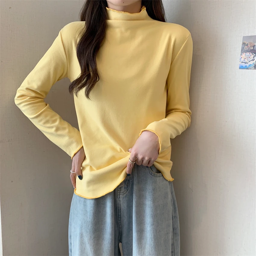 ITOOLIN Slim Casual Long Sleeve Velvet T-Shirt Tops Women Basic Tops Female Ruffle O-Neck Long Sleeve Mutli Color Tee Tops
ITOOLIN Slim Casual Long Sleeve Velvet T-Shirt Tops Women Basic Tops Female Ruffle O-Neck Long Sleeve Mutli Color Tee Tops
