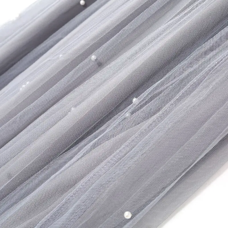 Womens High Waist Multi Layers Mesh Maxi Long Tulle Skirt Faux Pearl Flower Embellishment Flowy Solid Color Party A-Line Dress
Womens High Waist Multi Layers Mesh Maxi Long Tulle Skirt Faux Pearl Flower Embellishment Flowy Solid Color Party A-Line Dress