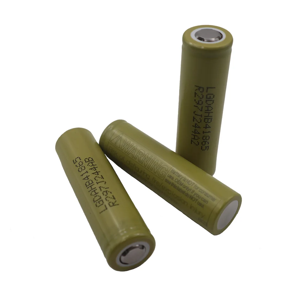 C&P LGDAHB41865 1500mAh 3 Pieces INR18650 Li-Ion 3.6V 1.5Ah High Power Battery Cell Discharge Rate 30A 20C 3.7V Lithium China
C&P LGDAHB41865 1500mAh 3 Pieces INR18650 Li-Ion 3.6V 1.5Ah High Power Battery Cell Discharge Rate 30A 20C 3.7V Lithium China