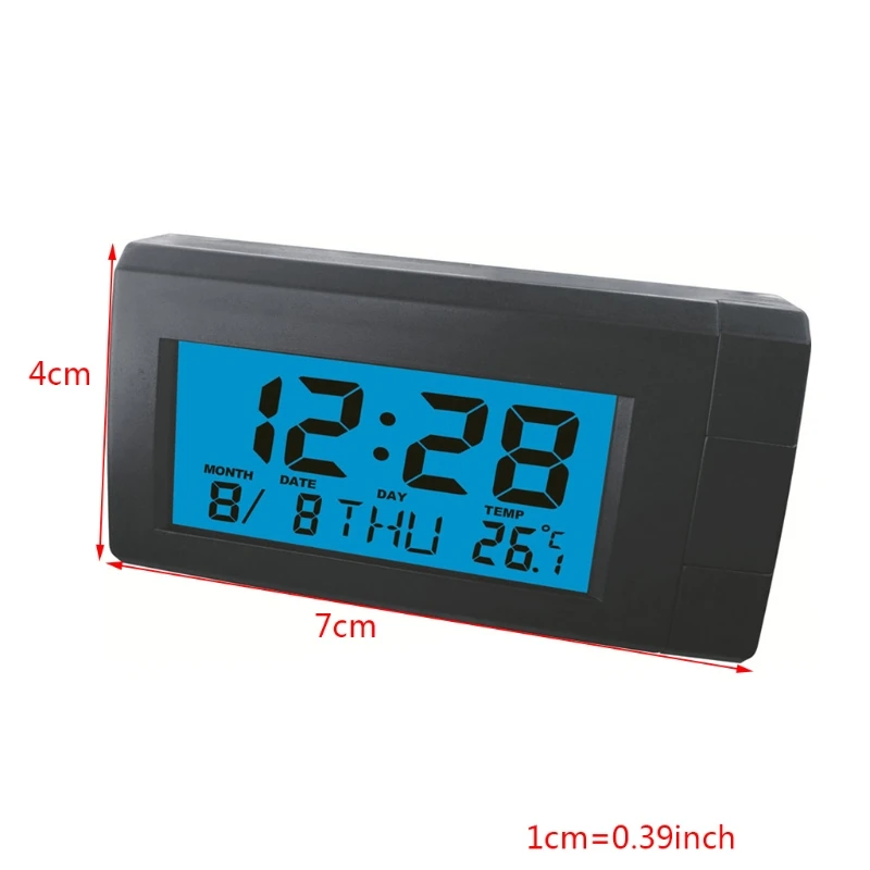 Car Thermometer With Backlight Function Digital Clock Car Electronics Indoor Temperature LCD Display Gauge
Car Thermometer With Backlight Function Digital Clock Car Electronics Indoor Temperature LCD Display Gauge
