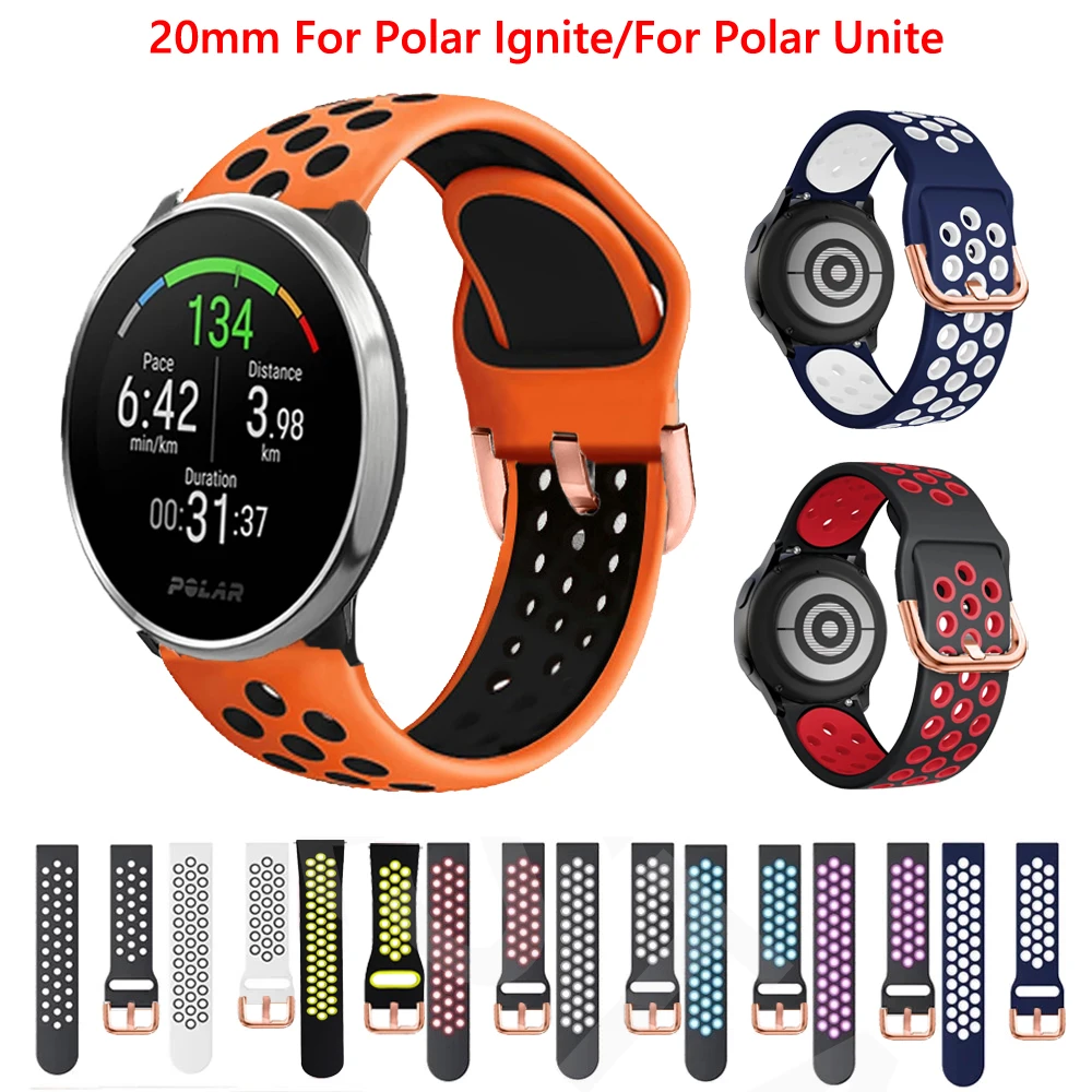 Replacement WatchBand For Polar Unite/Ignite Silicone Strap For Xiaomi Mijia Quartz Watch COROS APEX 42mm Wristband Accessories
Replacement WatchBand For Polar Unite/Ignite Silicone Strap For Xiaomi Mijia Quartz Watch COROS APEX 42mm Wristband Accessories