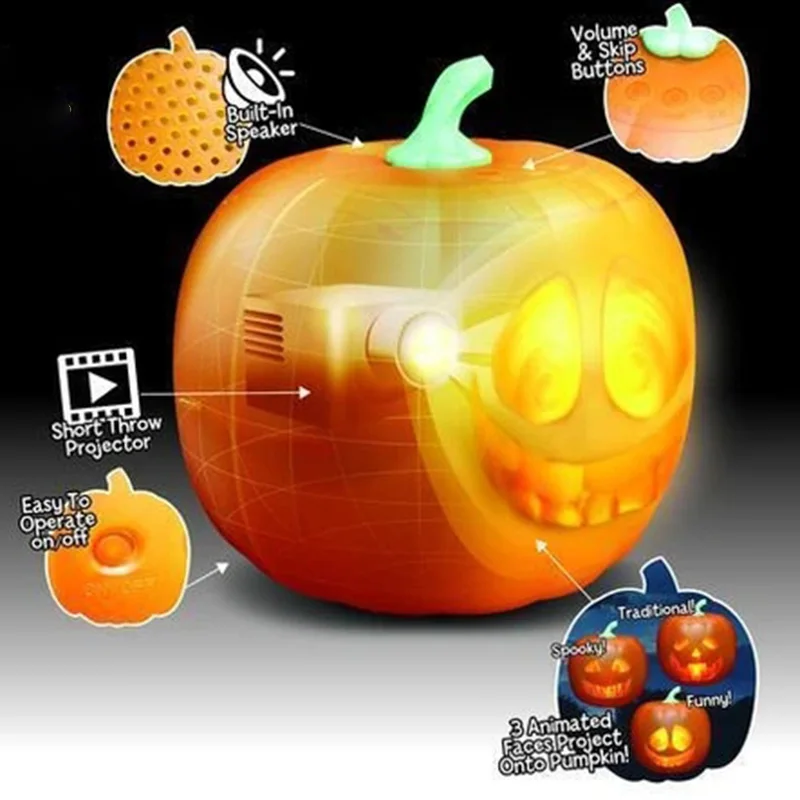 Halloween gift pumpkin lantern funny weird expression talking and singing pumpkin lantern projection pumpkin lantern
Halloween gift pumpkin lantern funny weird expression talking and singing pumpkin lantern projection pumpkin lantern