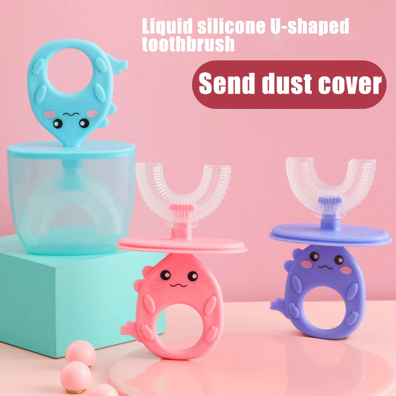 2-12Y Children's Toothbrush Soft Silicone 360 Degree U-shape Baby Toothbrush Teeth Oral Care Infant Teeth Care Teeth Cleaning
2-12Y Children's Toothbrush Soft Silicone 360 Degree U-shape Baby Toothbrush Teeth Oral Care Infant Teeth Care Teeth Cleaning