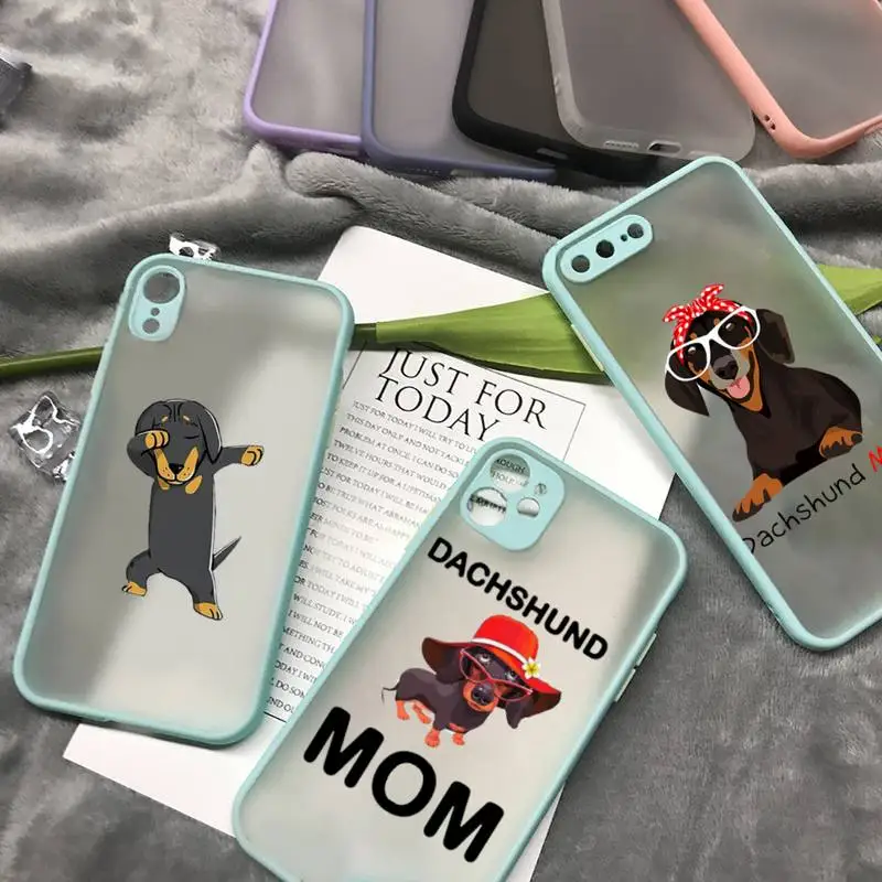 Cute Dog I Love Dachshunds Letter Phone Case matte transparent For iphone 7 8 11 12 13 plus mini x xs xr pro max cover
Cute Dog I Love Dachshunds Letter Phone Case matte transparent For iphone 7 8 11 12 13 plus mini x xs xr pro max cover