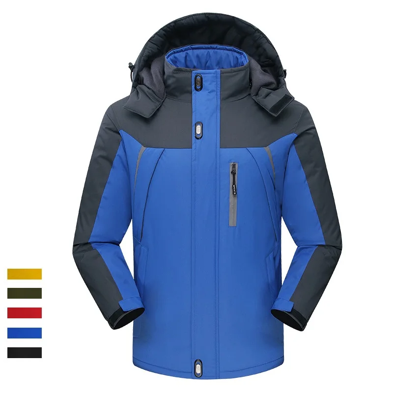 Winter Windproof and Waterproof Hooded Warmth and Velvet Thickening Men Women Couples Outdoor Jackets Mountaineering Clothes
Winter Windproof and Waterproof Hooded Warmth and Velvet Thickening Men Women Couples Outdoor Jackets Mountaineering Clothes
