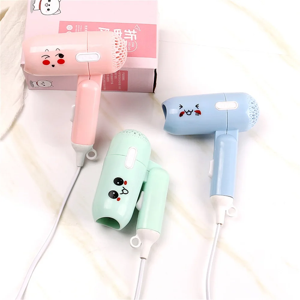 2021 Cute Cartoon Mini Hair Dryer Portable Foldable 2 Gears Peak Nest Type Air Inlet Thermostat Control Diffuser For Hair Dryer
2021 Cute Cartoon Mini Hair Dryer Portable Foldable 2 Gears Peak Nest Type Air Inlet Thermostat Control Diffuser For Hair Dryer