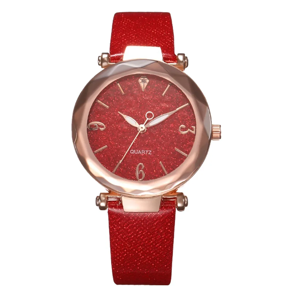 Fashion Starry Sky Watches For Women Crystal Analog Quartz Wristwatches Ladies Sports Clock Dial Leather Strap Zegarki Damskie*X
Fashion Starry Sky Watches For Women Crystal Analog Quartz Wristwatches Ladies Sports Clock Dial Leather Strap Zegarki Damskie*X