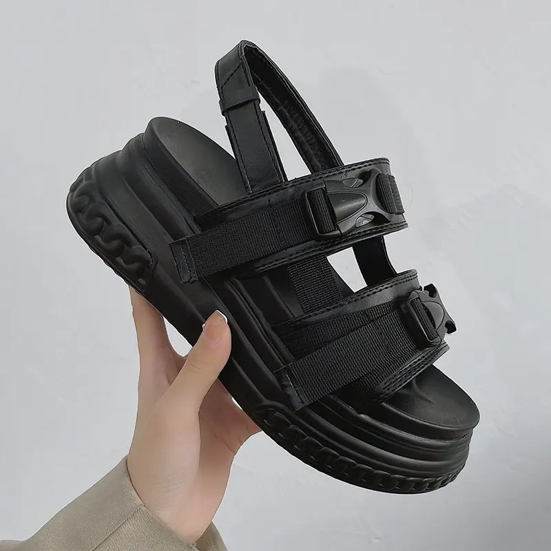Platform Sandals Women Open Toe Buckle Sandals Women Shoes Summer Casual Beach Outdoor Thick Sole Sandals Black Beige Mujer
Platform Sandals Women Open Toe Buckle Sandals Women Shoes Summer Casual Beach Outdoor Thick Sole Sandals Black Beige Mujer