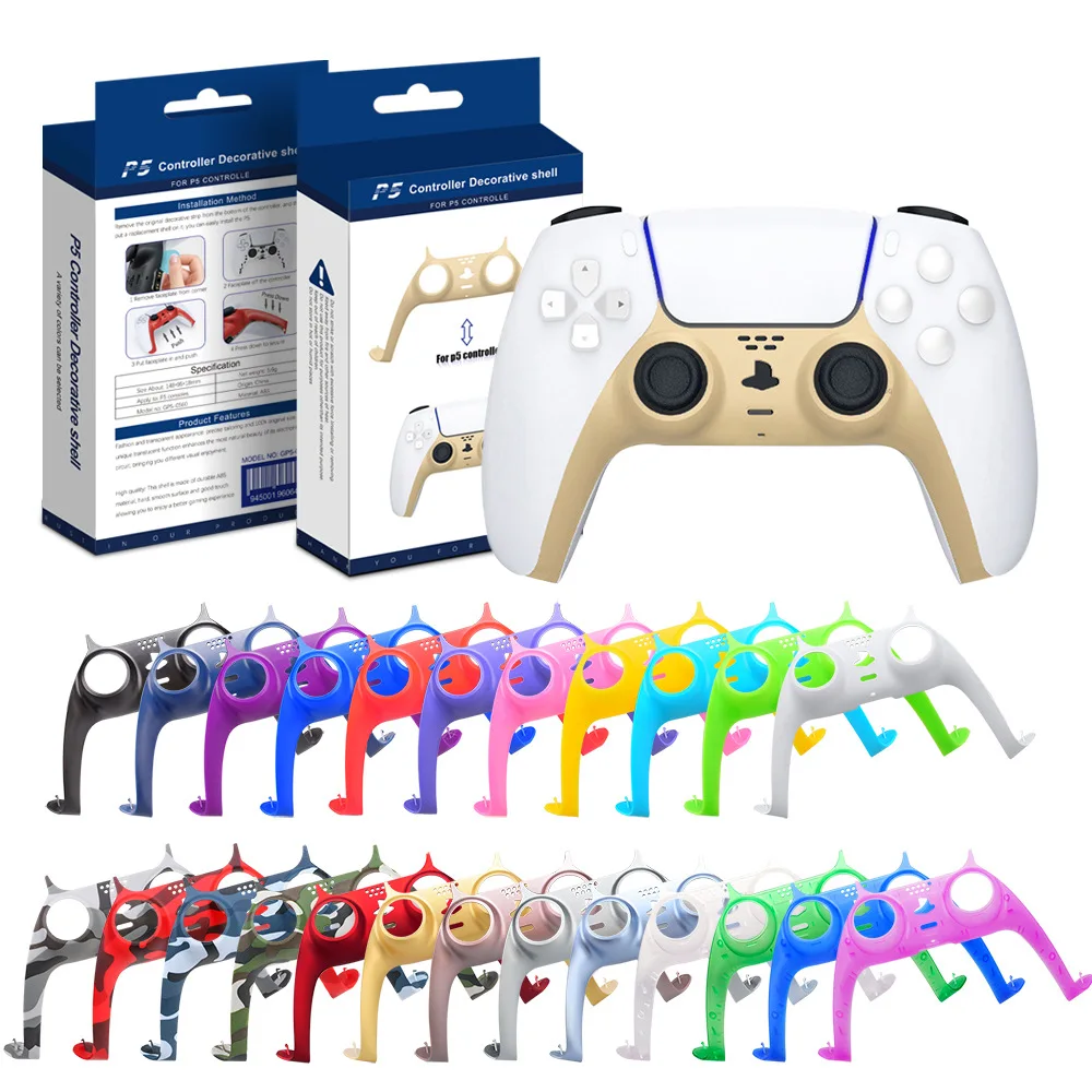 Replacement Shell Decoration Accessories For Sony Playstation 5 Controller Faceplate DIY Clip Covers For PS5 Gamepads
Replacement Shell Decoration Accessories For Sony Playstation 5 Controller Faceplate DIY Clip Covers For PS5 Gamepads
