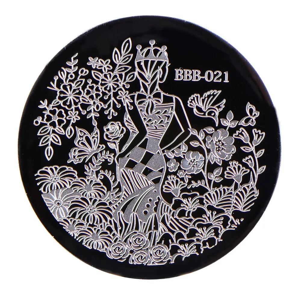 BeautyBigBang Nail Stamping Plates Flower Girl Image Stainless Steel Nail Polish Stamp Plate Stencils For Nail Art BBB-021
BeautyBigBang Nail Stamping Plates Flower Girl Image Stainless Steel Nail Polish Stamp Plate Stencils For Nail Art BBB-021
