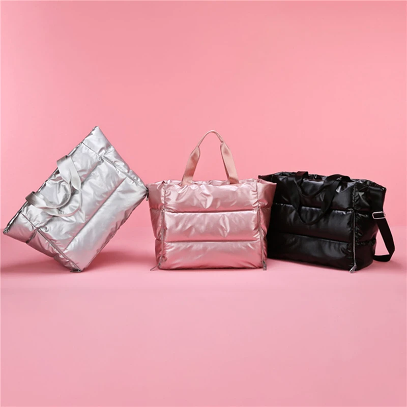 Winter New Large Capacity Shoulder Bag For Female Waterproof Nylon Bags Cotton Pad Feather Down Large Tote Female Bags
Winter New Large Capacity Shoulder Bag For Female Waterproof Nylon Bags Cotton Pad Feather Down Large Tote Female Bags