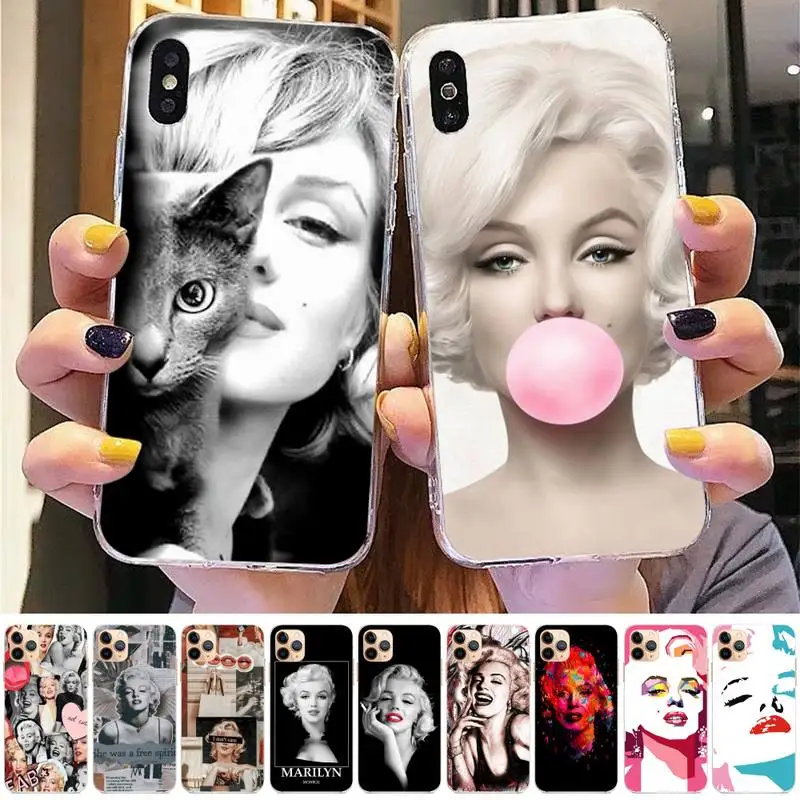 TOPLBPCS Marilyn Monroe With a Cat Phone Case for iPhone 11 12 13 mini pro XS MAX 8 7 6 6S Plus X 5S SE 2020 XR case
TOPLBPCS Marilyn Monroe With a Cat Phone Case for iPhone 11 12 13 mini pro XS MAX 8 7 6 6S Plus X 5S SE 2020 XR case
