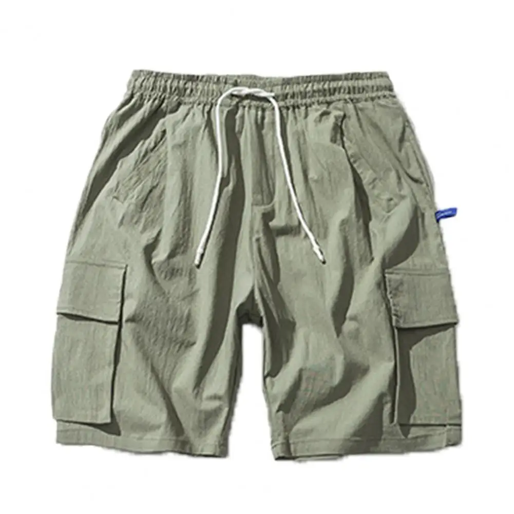 2021 new style Shorts Drawstring Multi Pockets Men Solid Color Loose Knee-length Pants for Summer
2021 new style Shorts Drawstring Multi Pockets Men Solid Color Loose Knee-length Pants for Summer