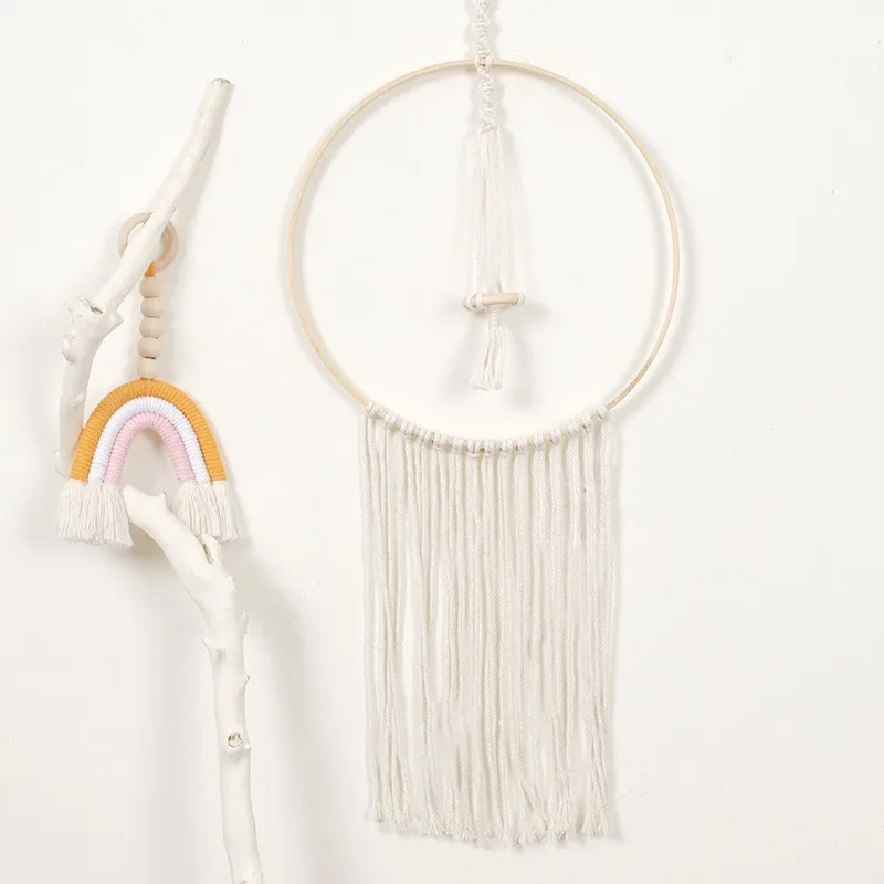 Bohemia Woven Cotton Rope Hanging Basket Wood Bead Tapestry Wall Mounted Flower Pot Accessories Indoor Decoration Home Decor
Bohemia Woven Cotton Rope Hanging Basket Wood Bead Tapestry Wall Mounted Flower Pot Accessories Indoor Decoration Home Decor
