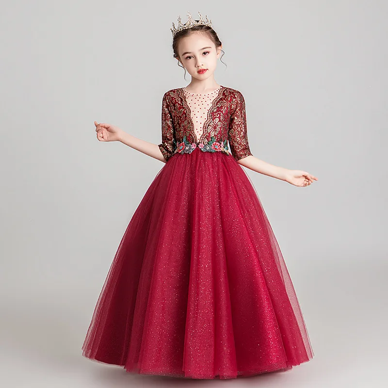 2021 Gorgeous Kids Birthday Princess Prom Party Long Dress for Girls Children Bridesmaid Dress for First communion Girl dress
2021 Gorgeous Kids Birthday Princess Prom Party Long Dress for Girls Children Bridesmaid Dress for First communion Girl dress