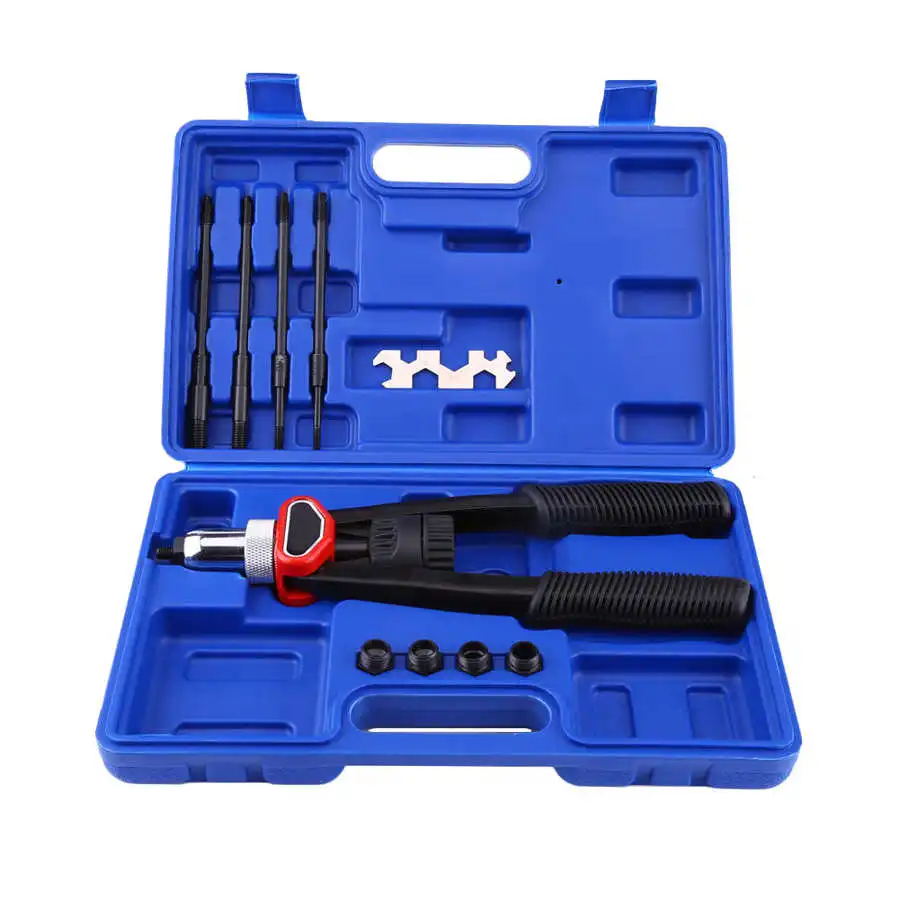 Riveter Guns Set of Hand Nut/Thread Riveter Kit Rivet with Nosepieces 5mm, 6mm, 8mm, 10mm, 12mm Electric Cordless Hand Rive
Riveter Guns Set of Hand Nut/Thread Riveter Kit Rivet with Nosepieces 5mm, 6mm, 8mm, 10mm, 12mm Electric Cordless Hand Rive