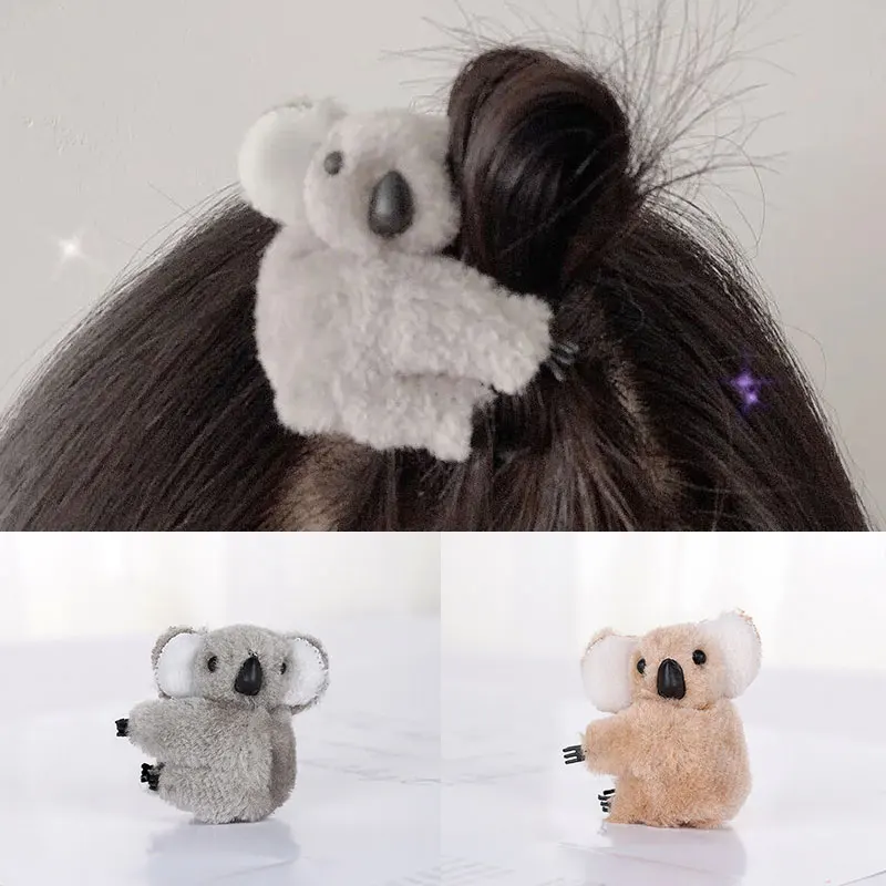 Lady Soft Crab Clip Cartoon 3D Plush Koala Hairpin Hair Clip Cute Hair Accessories for Women Cute Koala Catch Clip for Girls
Lady Soft Crab Clip Cartoon 3D Plush Koala Hairpin Hair Clip Cute Hair Accessories for Women Cute Koala Catch Clip for Girls
