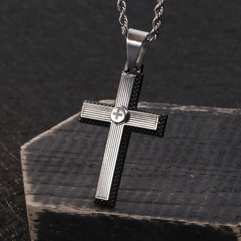 Megin D New Vintage Punk Simple Casual Cross Stainless Steel Pendants for Men Women Couple Friend Fashion Design Gift Jewelry
Megin D New Vintage Punk Simple Casual Cross Stainless Steel Pendants for Men Women Couple Friend Fashion Design Gift Jewelry