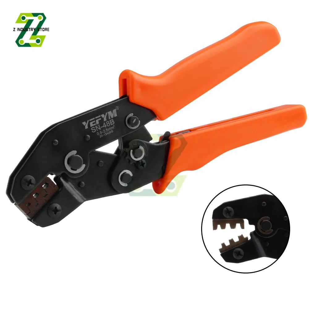 SN-48B YE-1 Crimping Plier 0.5-2.5mm2 20-13AWG Multifunctional Automatic Wire Stripper
SN-48B YE-1 Crimping Plier 0.5-2.5mm2 20-13AWG Multifunctional Automatic Wire Stripper