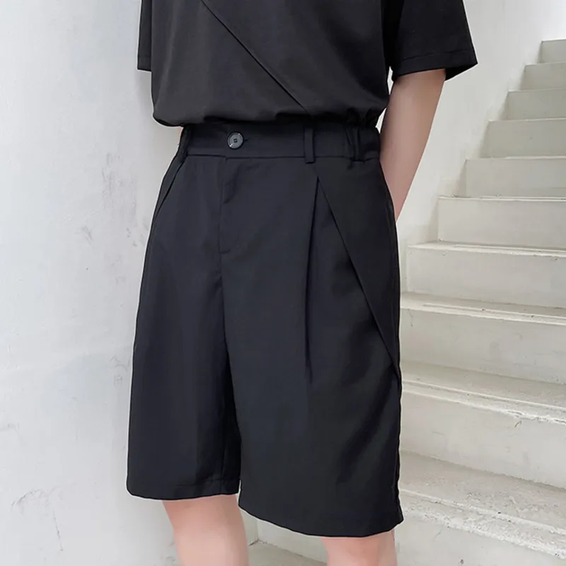 IEFB 2021 Summer New Folded White Shorts For Men Design Bilateral Multi-layer Side Loose Casual Belt Elastic Suit Shorts 9Y7747
IEFB 2021 Summer New Folded White Shorts For Men Design Bilateral Multi-layer Side Loose Casual Belt Elastic Suit Shorts 9Y7747