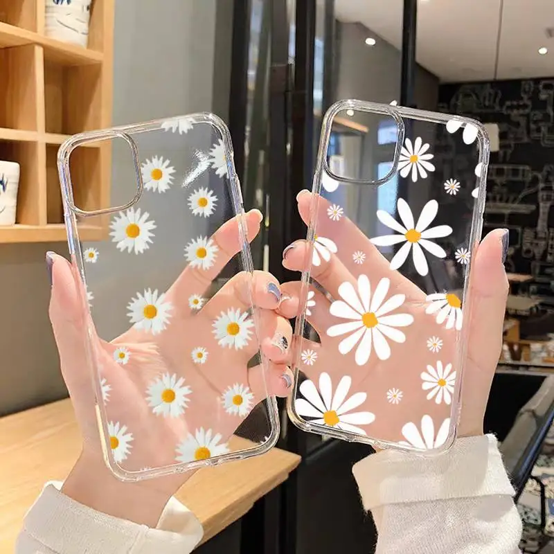 Summer daisy flowers Phone Cases Transparent for iPhone 6 7 8 11 12 13 mini pro X XS XR MAX Plus se sunflower cover shell
Summer daisy flowers Phone Cases Transparent for iPhone 6 7 8 11 12 13 mini pro X XS XR MAX Plus se sunflower cover shell