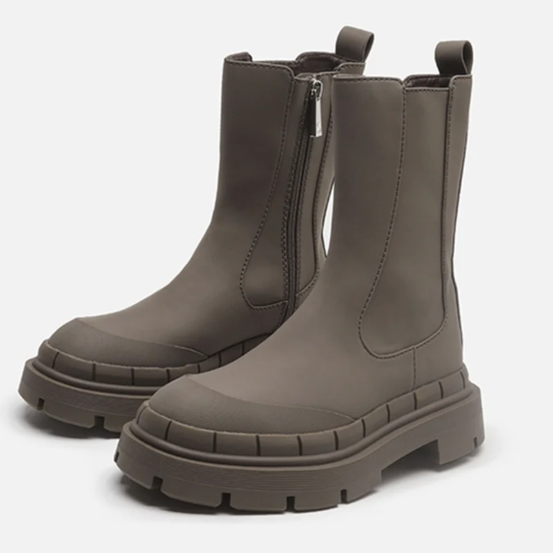 New Women Ankle Boots Autumn Winter Chelsea Boots Pu Leather Zipper Chunky Heels Platform Fashion Ladies Shoes Long Botas Mujer
New Women Ankle Boots Autumn Winter Chelsea Boots Pu Leather Zipper Chunky Heels Platform Fashion Ladies Shoes Long Botas Mujer
