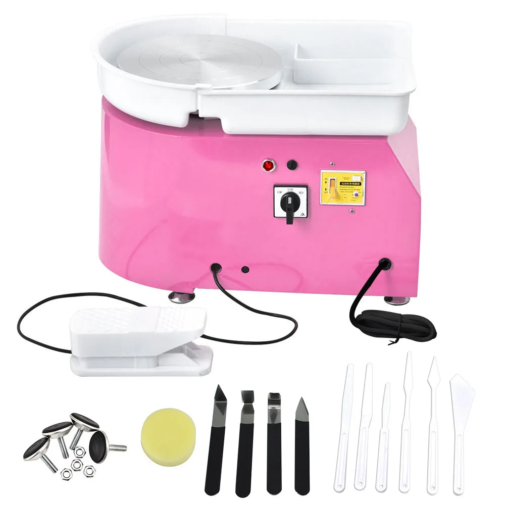 Upgraded Version Of Electric Pottery Wheel With LCD Display Ceramics Work Clay Craft Art Pottery Forming Tools Kit EU US Plug
Upgraded Version Of Electric Pottery Wheel With LCD Display Ceramics Work Clay Craft Art Pottery Forming Tools Kit EU US Plug