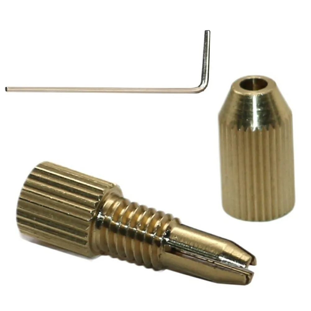 2.3mm Brass Electric Motor Shaft Clamp Fixture Chuck 0.8mm-1.5mm Micro Drill Bit Twist Electronic Drill Chuck Power Rotary Tool
2.3mm Brass Electric Motor Shaft Clamp Fixture Chuck 0.8mm-1.5mm Micro Drill Bit Twist Electronic Drill Chuck Power Rotary Tool