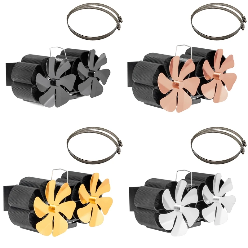 Вентилятор для дровяной плиты с 12 лопастями, вентилятор с двойной головкой и большим тепловым потоком воздуха рассеивает теплый воздух чер...
Вентилятор для дровяной плиты с 12 лопастями, вентилятор с двойной головкой и большим тепловым потоком воздуха рассеивает теплый воздух чер...