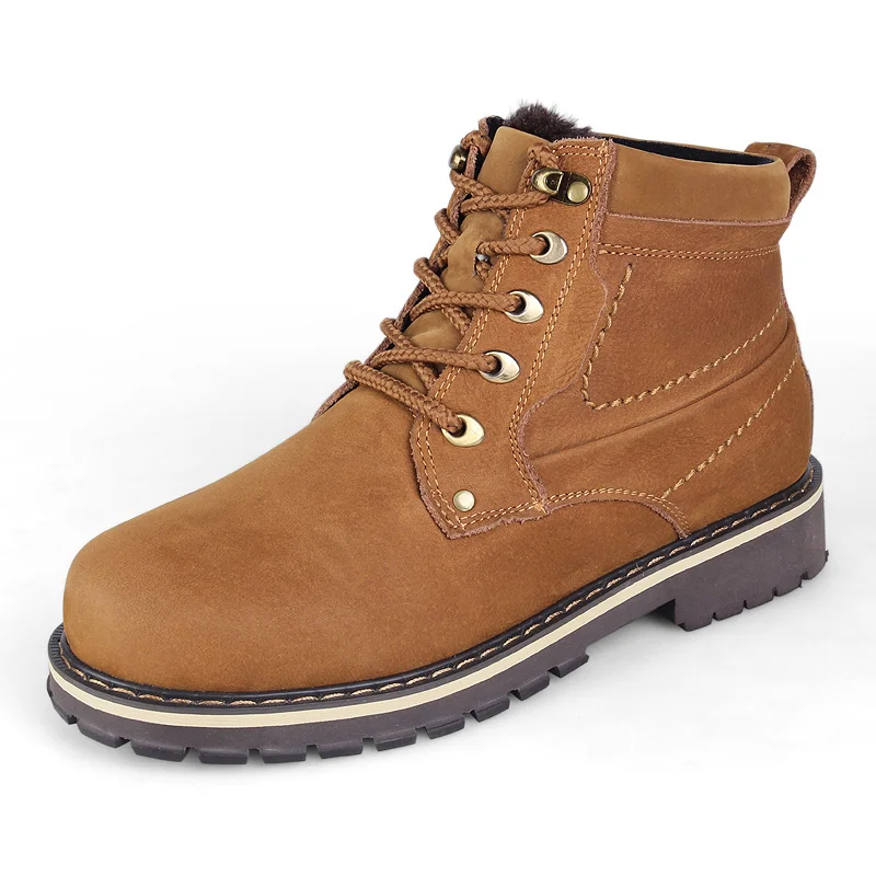 Luxury Brand Genuine Leather Men Boots Quilted Boots Men Winter Fur Warm Snow Boots Rubber Sole Martin Tooling Boots Jeans Boots
Luxury Brand Genuine Leather Men Boots Quilted Boots Men Winter Fur Warm Snow Boots Rubber Sole Martin Tooling Boots Jeans Boots