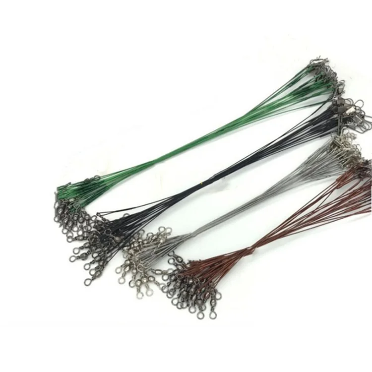 500Pcs Green Steel Wire Conductor Lure Wires Anti-bite Line Jewfish Line Fishing Lure Fishing Accessory Line Conductor
500Pcs Green Steel Wire Conductor Lure Wires Anti-bite Line Jewfish Line Fishing Lure Fishing Accessory Line Conductor