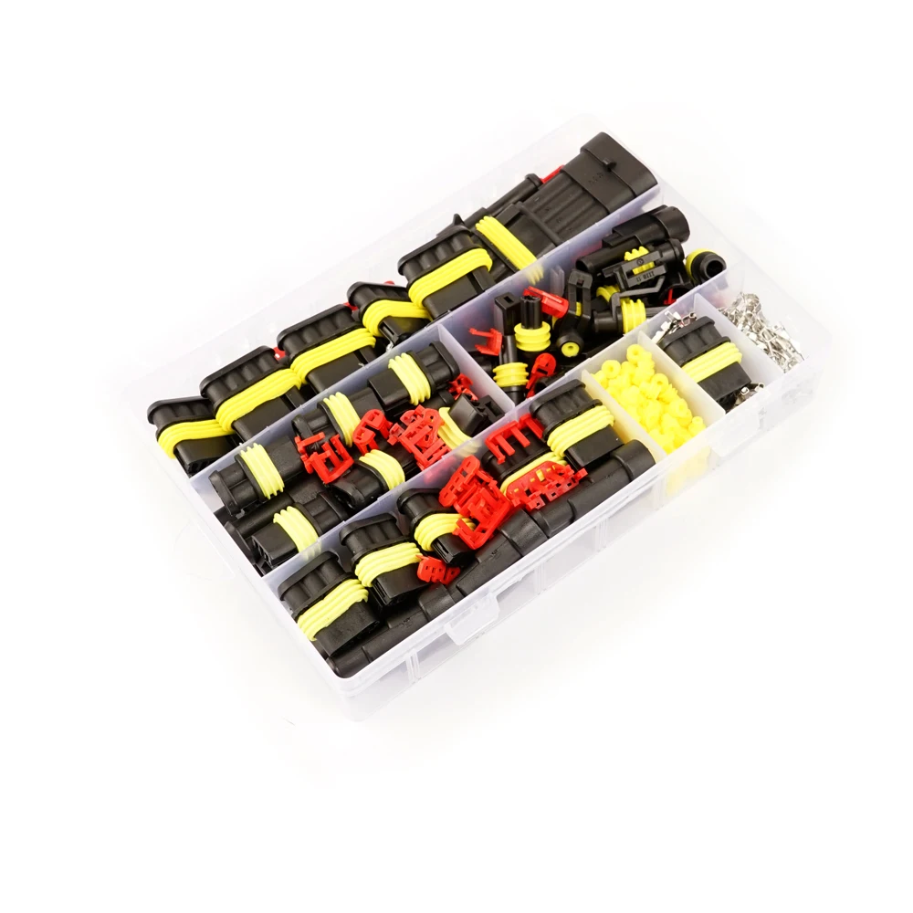 214/352PCS Waterproof Electrical Wire Connector Plug Car Electrical Wire Connector Plug Truck Harness Quad Bike Auto Connectors
214/352PCS Waterproof Electrical Wire Connector Plug Car Electrical Wire Connector Plug Truck Harness Quad Bike Auto Connectors