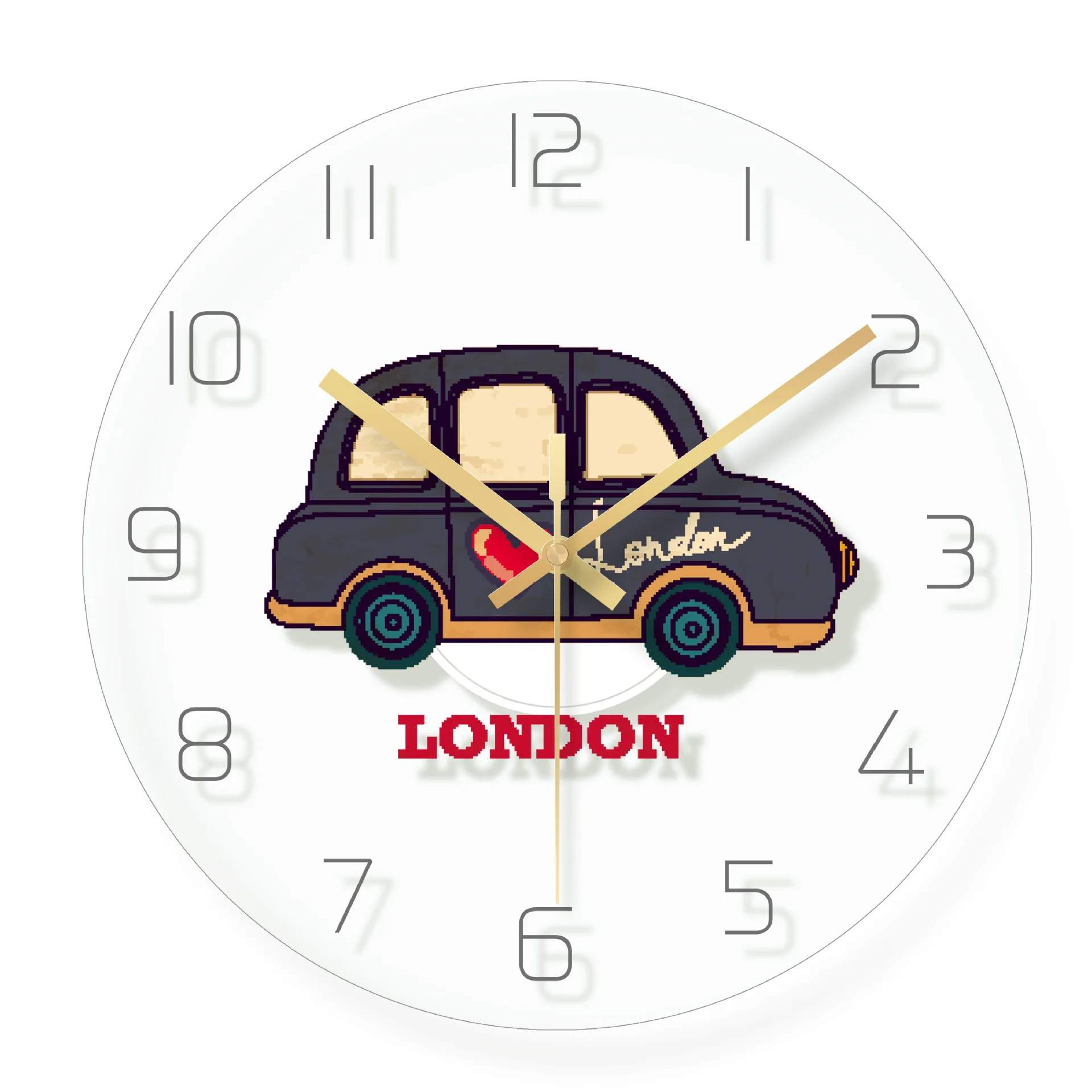 Mr. beard's creative personality decorates the toughened glass wall clock of the bedroom, simple and modern
Mr. beard's creative personality decorates the toughened glass wall clock of the bedroom, simple and modern