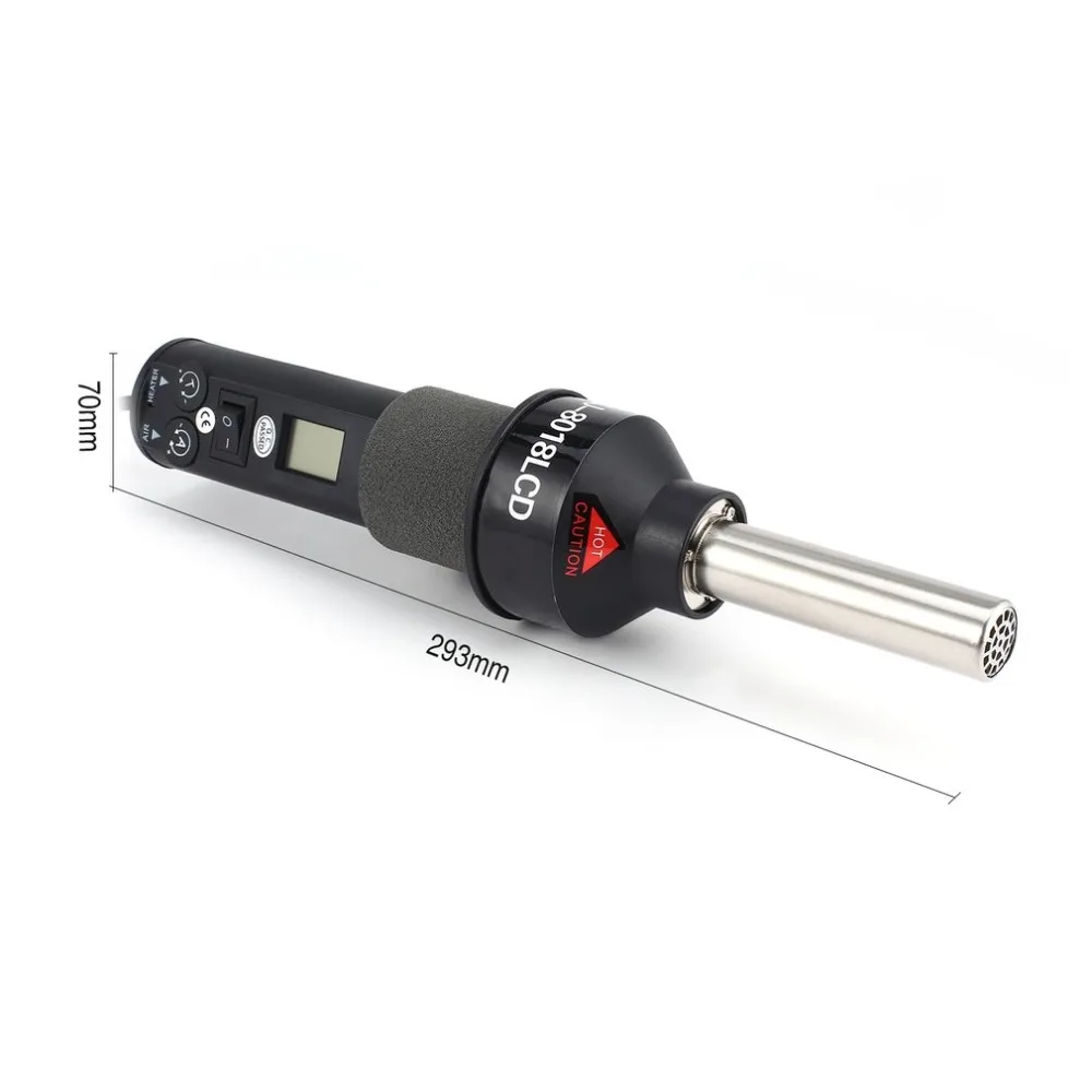 450W 220V Digital Soldering Iron Desoldering Hot Air Gun Portable Temperature-controlled Electronic Power Tool DIY Heat Gun
450W 220V Digital Soldering Iron Desoldering Hot Air Gun Portable Temperature-controlled Electronic Power Tool DIY Heat Gun